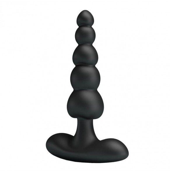 Pretty Love - Corban Vibrating Anal Bead Massager (Chargeable - Black)